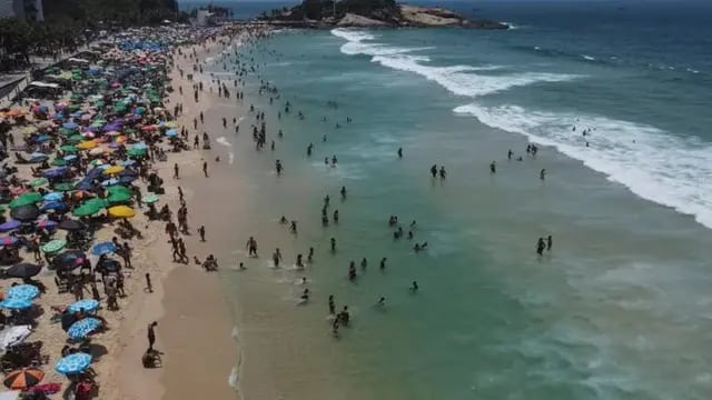 Ola de calor extremo en Brasil rompe récords de sensación térmica: en Río de Janeiro superó los 59 grados