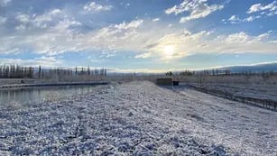 Nieve y frío en Mendoza complicaron la circulación y hubo rutas cortadas