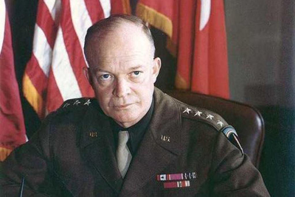 Dwight Eisenhower, presidente de los Estados Unidos.