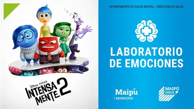 Maipú lanza un taller de emociones con el estreno de “Intensamente 2”