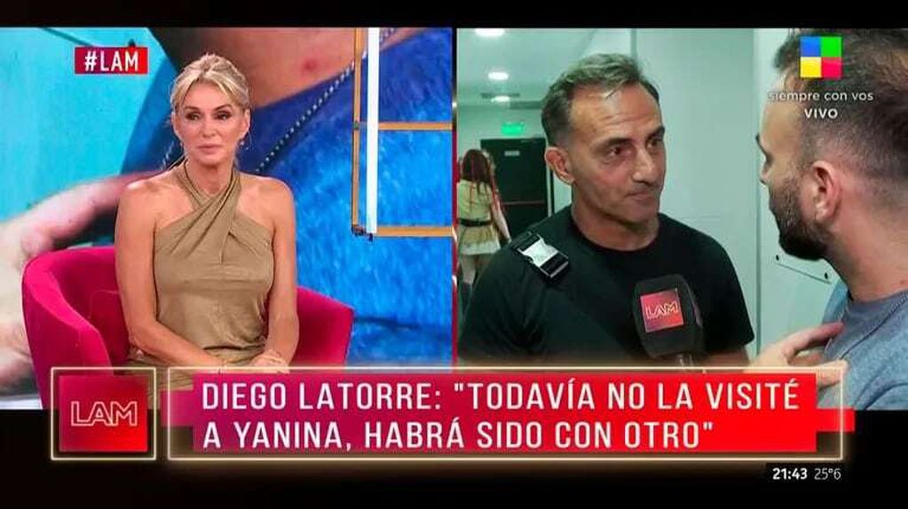 Qué dijo Diego Latorre sobre la cirugía de Yanina. / Gentileza