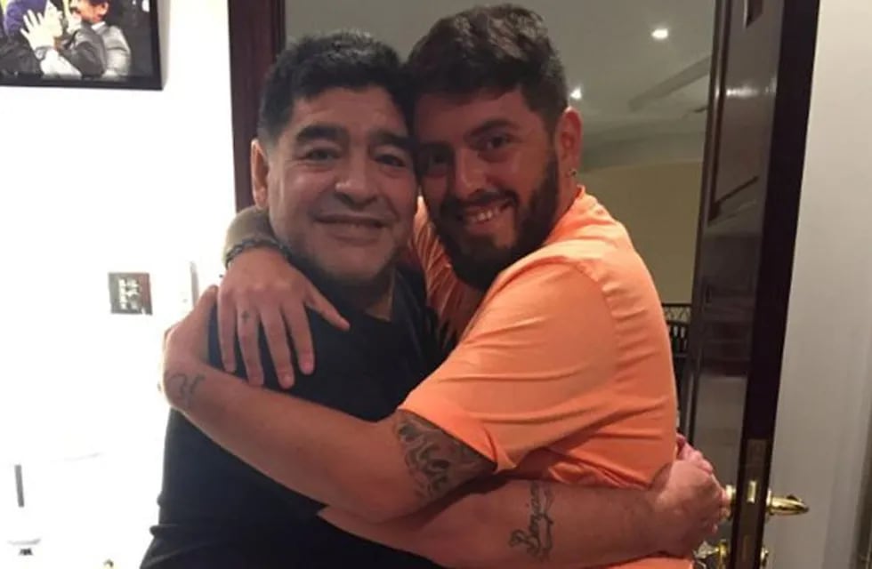 Diego Maradona presentó a su segundo nieto: “Estoy muy feliz y me llena el corazón”