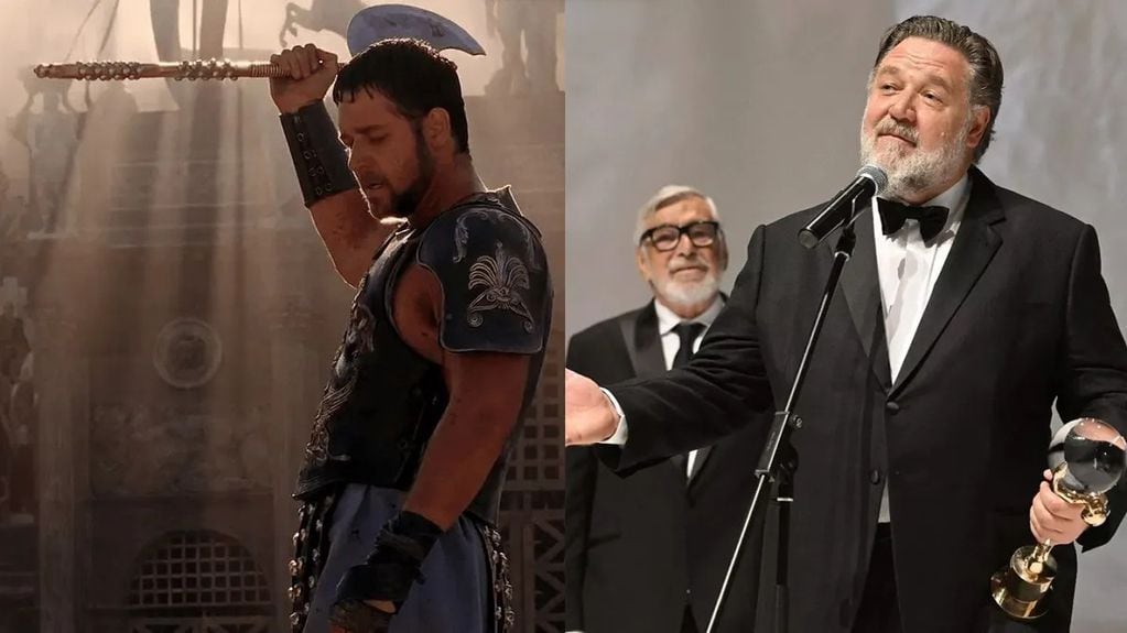 El antes y después de Russell Crowe