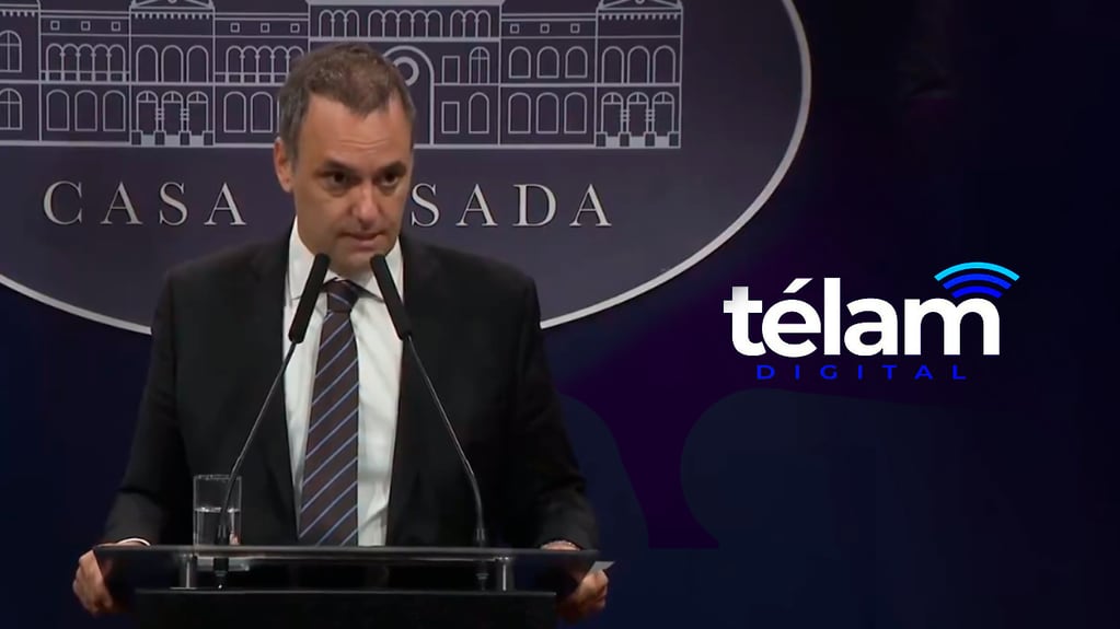 El vocero presidencial aseguró que el cierre de Télam "no es parte de una dictadura". Captura: X