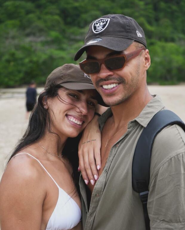 Ana Vieira y su pareja, Gabriel Santos, también atleta olímpico. Foto: Instagram / @_anavieeiraa