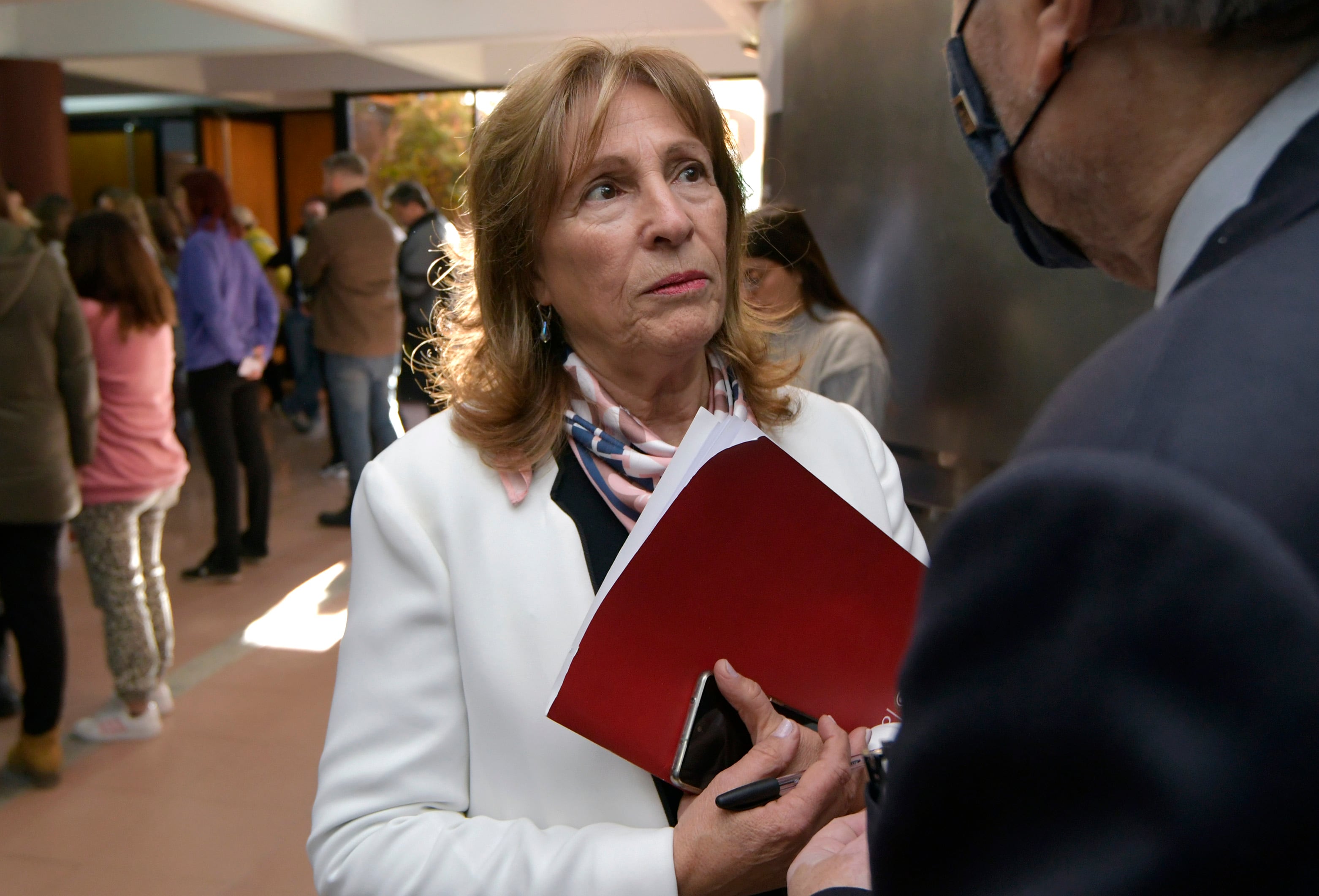 Esther Sánchez llegará al Rectorado junto a Gabriel Fidel.
Foto:  Orlando Pelichotti / Los Andes