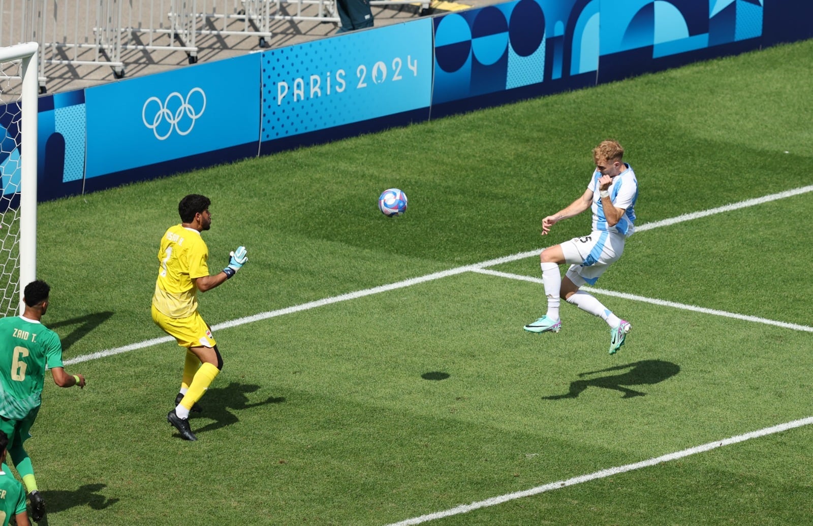 La Argentina enfrentó a Irak en la segunda fecha de los Juegos Olímpicos