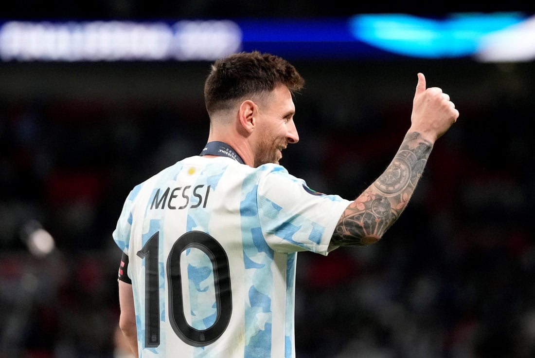 Lionel Messi, referente y capitán del seleccionado argentino. (AP / archivo)