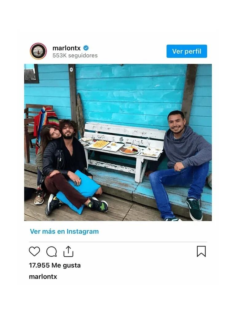 La actriz no perdió el tiempo y comenzó a seguir a uno de sus ex novios en Instagram