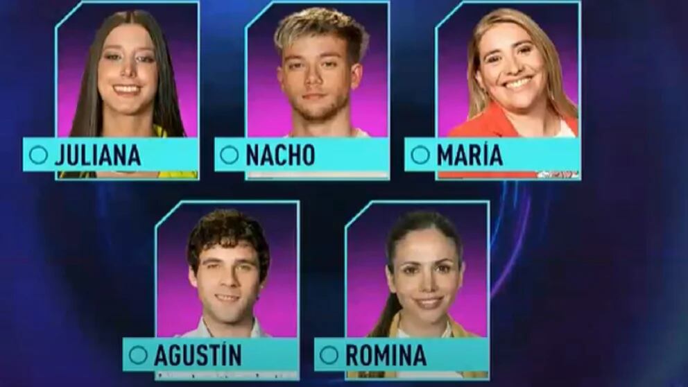 Los sentenciados en Gran Hermano.