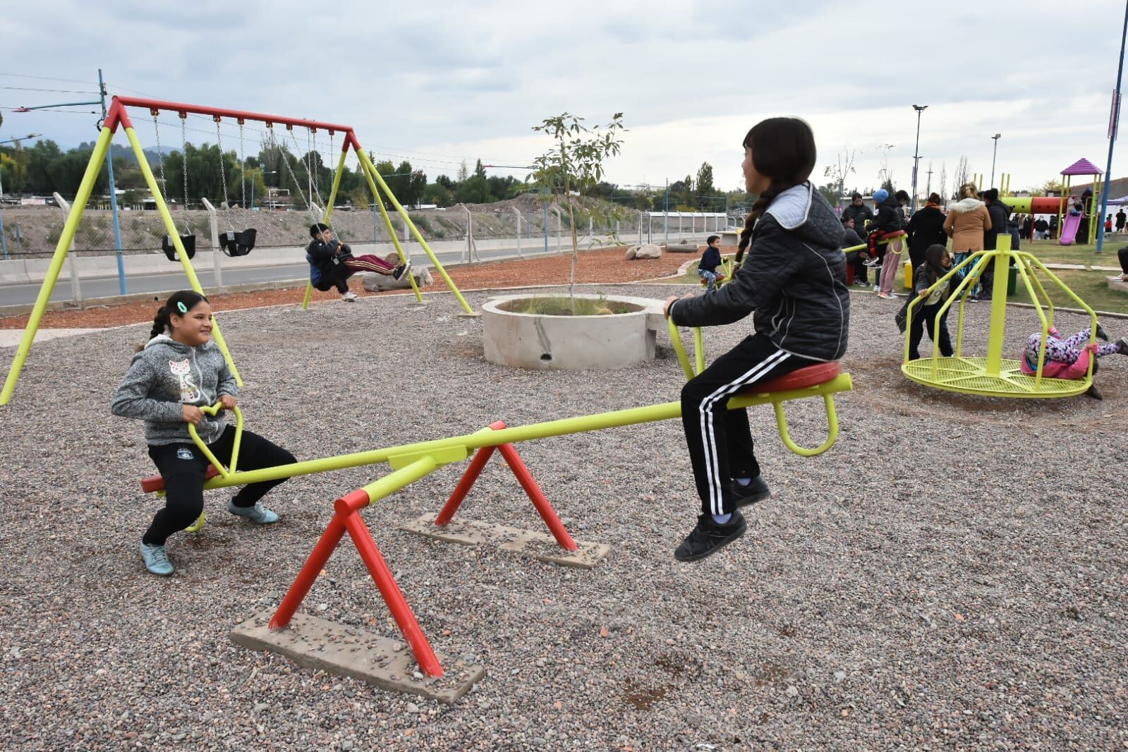 Godoy Cruz cuenta con tres nuevas plazas para los vecinos. Foto: Municipalidad de Godoy Cruz.