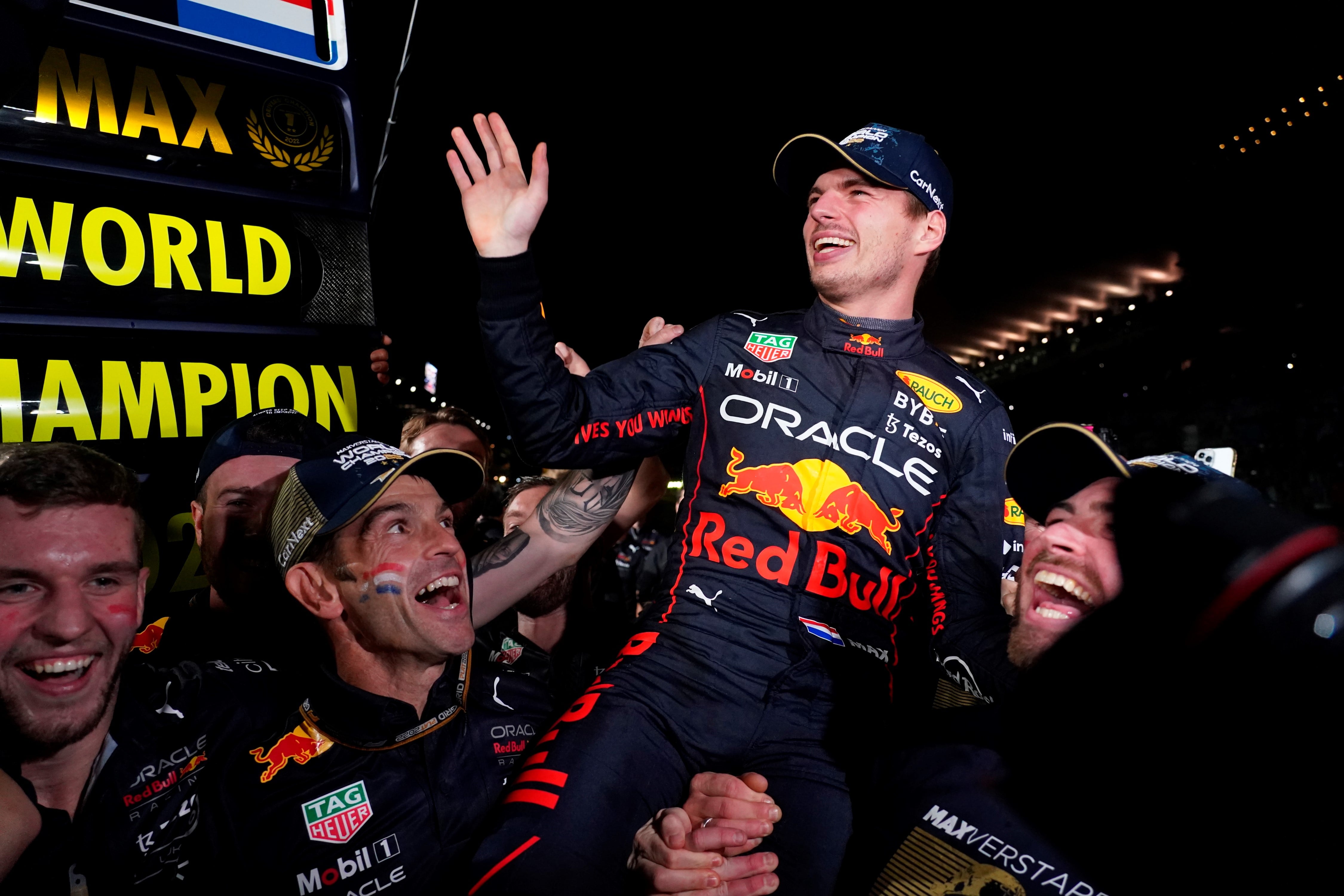 Verstappen, el campeón de la F1.