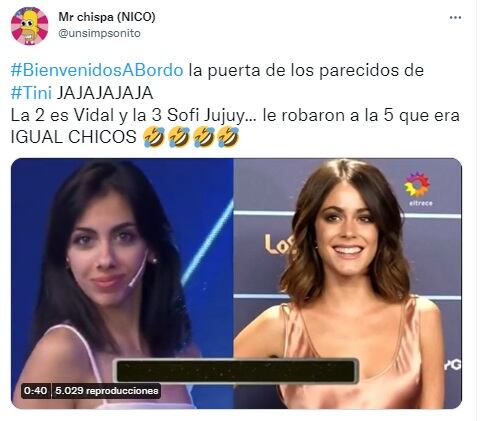 La gente vio otros parecidos, pero no a Tini.  