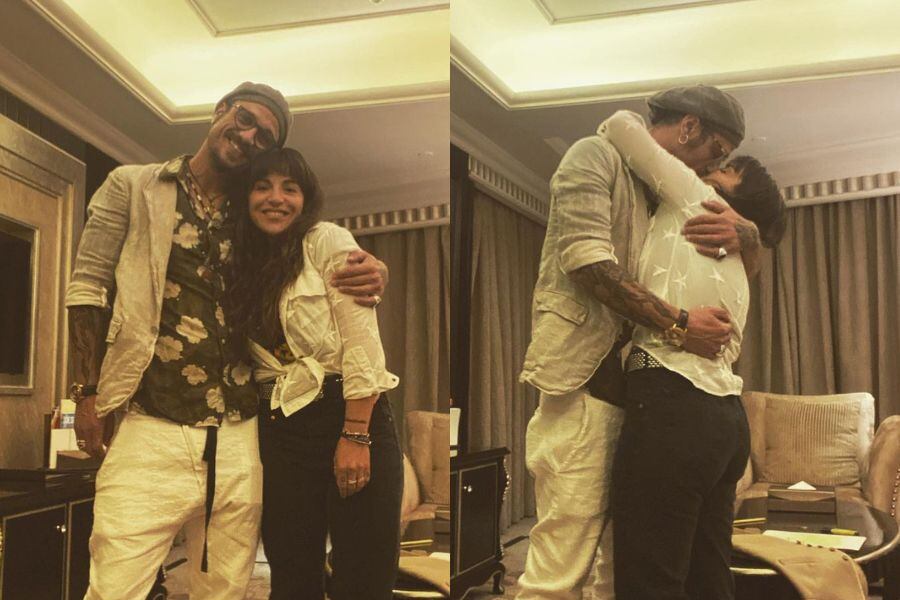 Daniel Osvaldo y Gianinna Maradona están juntos desde el año pasado