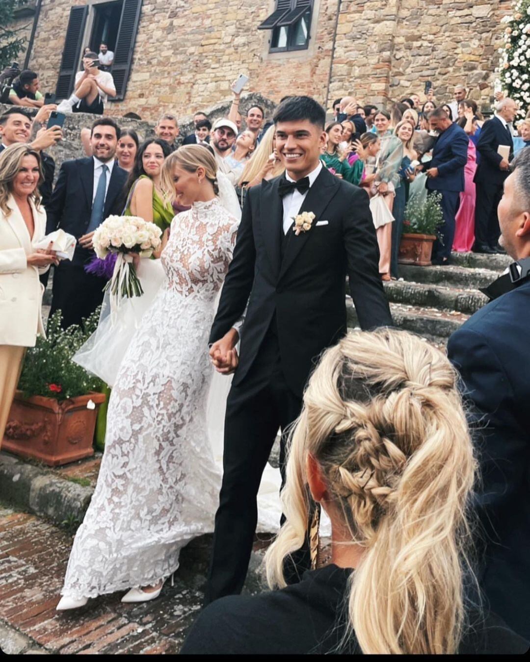 Joaquín  “El Tucu” Correa se casó con Chiara Casiraghi.