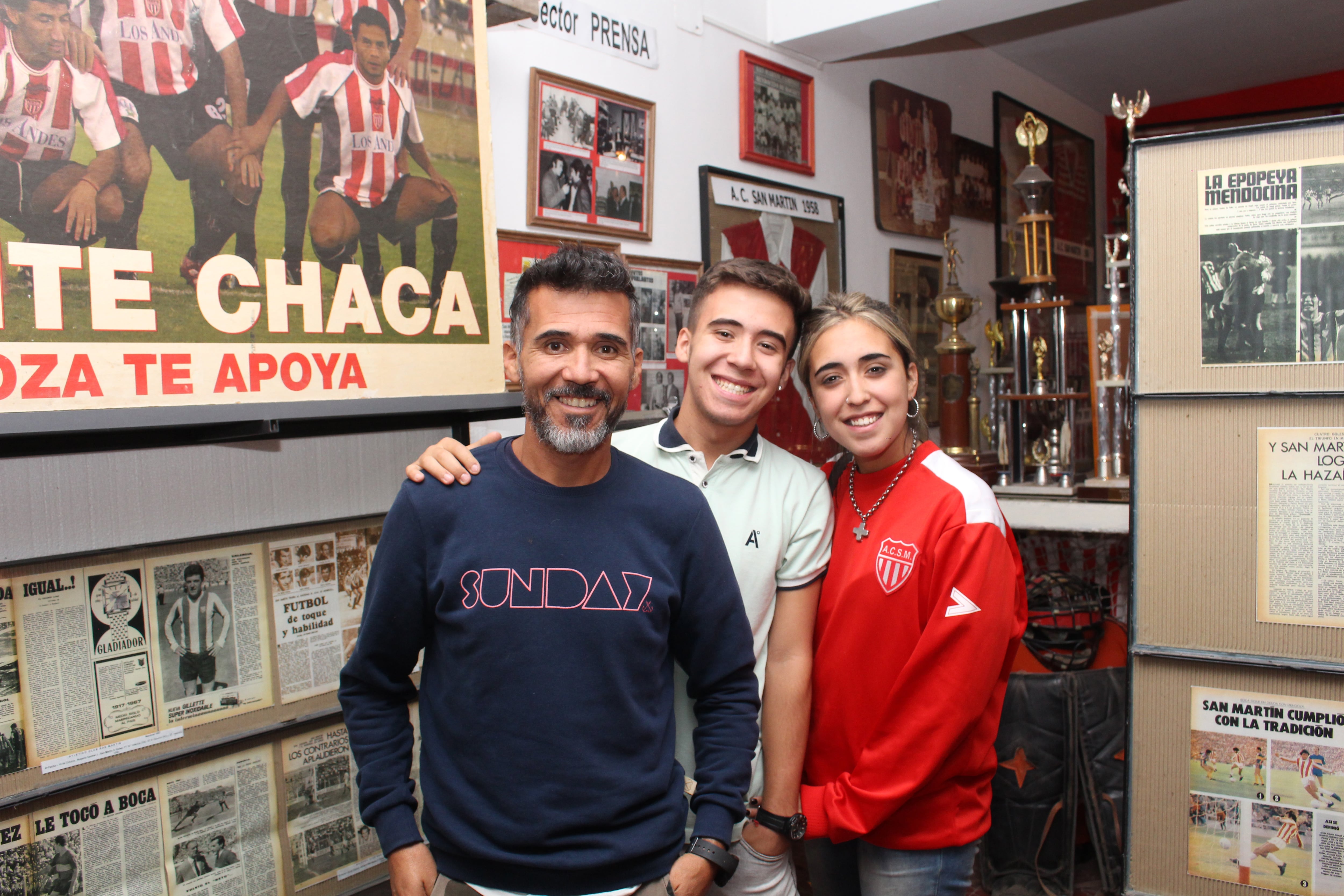 Rodrigo, Agustín y Florencia García.