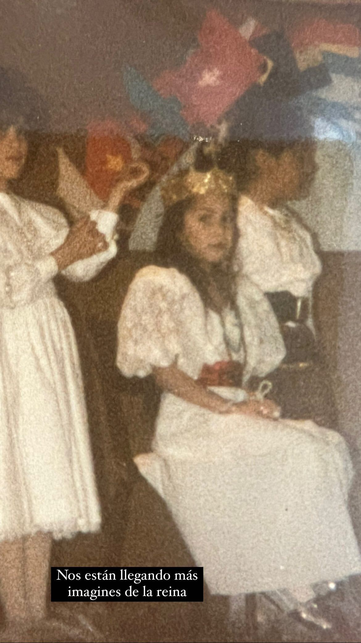 Así era Karina La Princesita de niña. Gentileza Instagram.