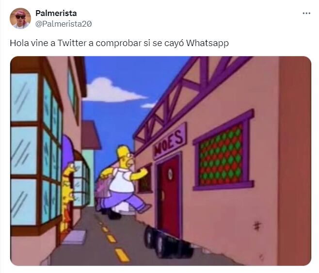 Se cayó WhatsApp y estallaron los memes - X