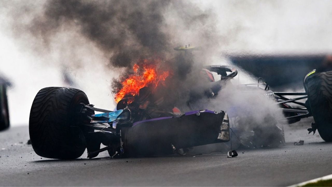 El terrible el accidente de Logan Sargeant en la práctica del DutchGP / Fotos X