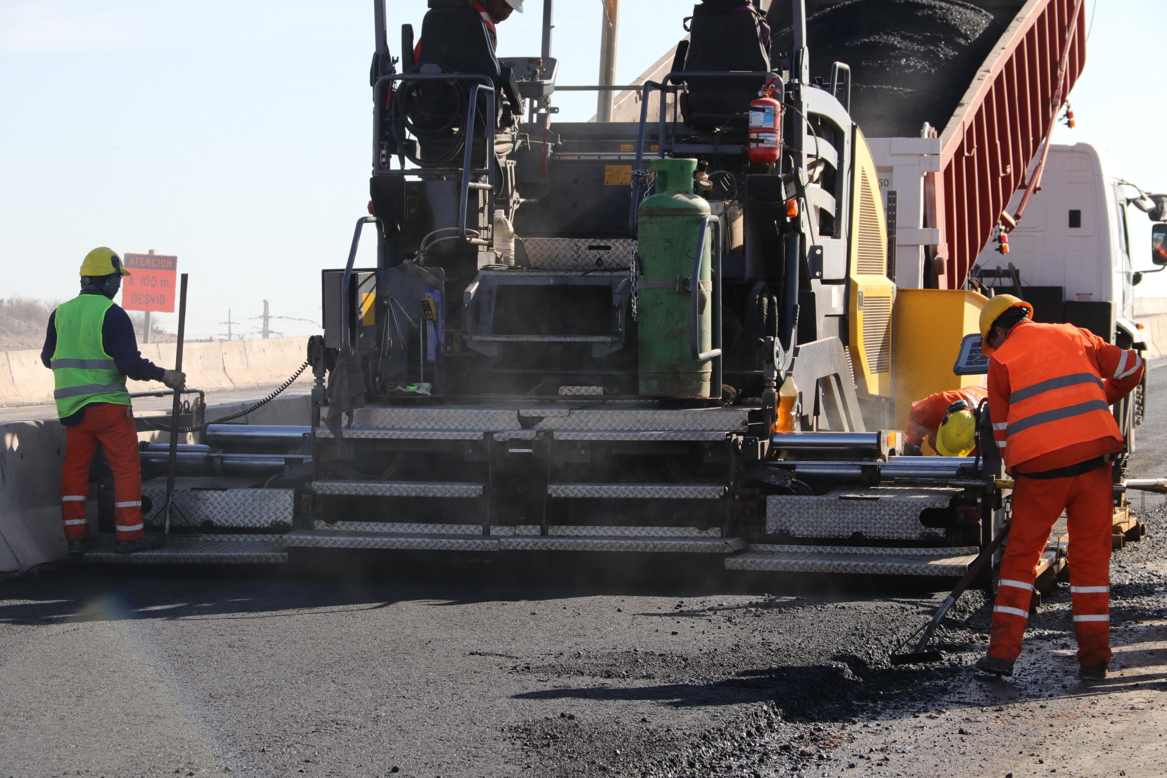 Obras ruta 82 Panamericana