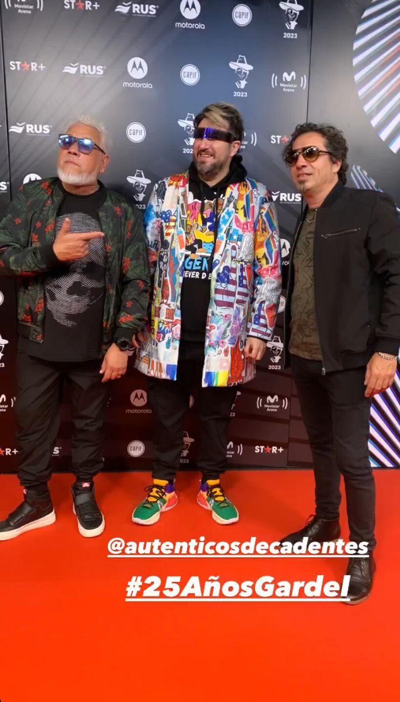 La alfombra roja de los Premios Gardel 2023.