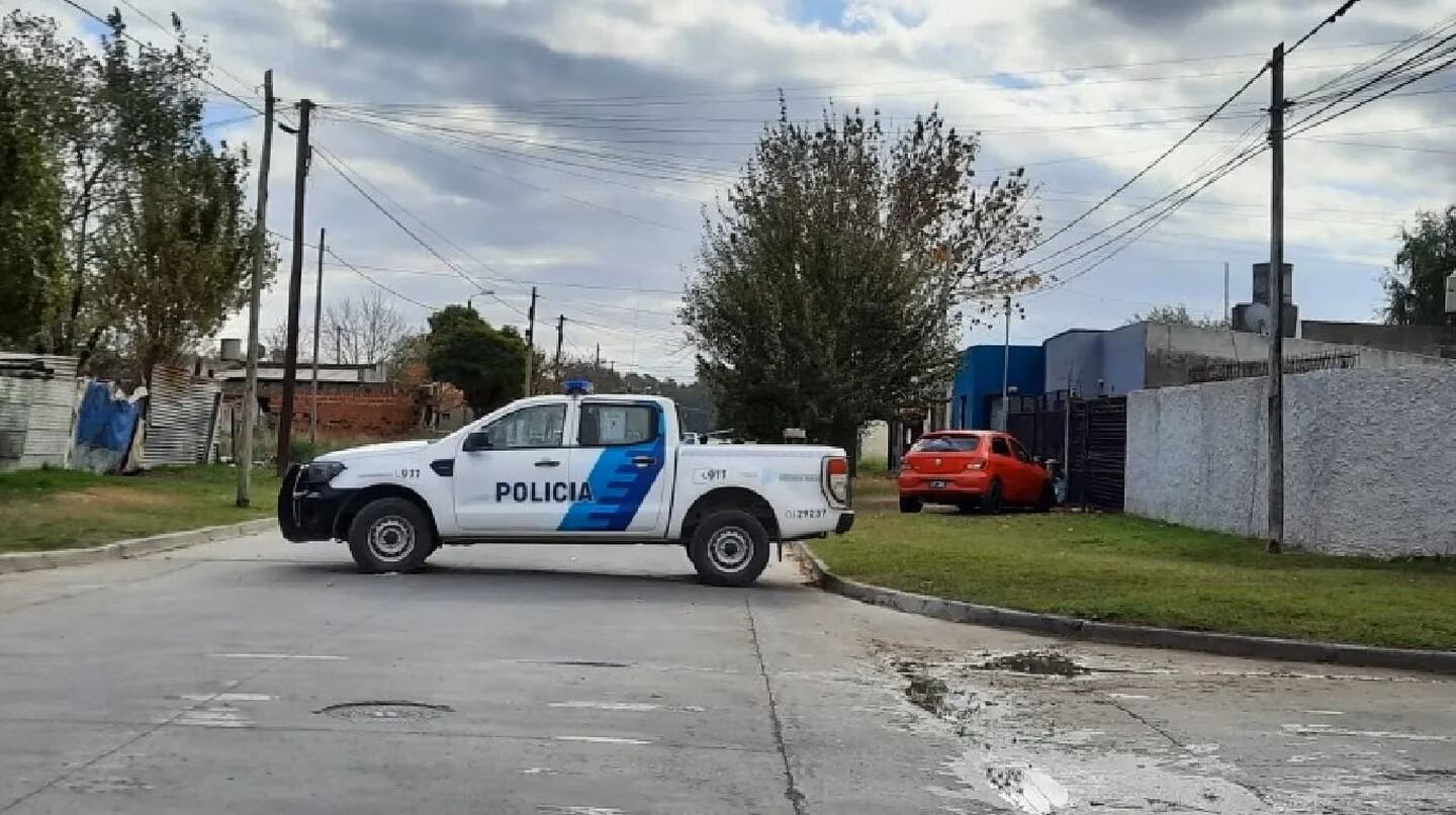 Ocurrió en el Barrio Coronel Dorrego de la localidad bonaerense de Olavarría. Foto: Verte Noticias.