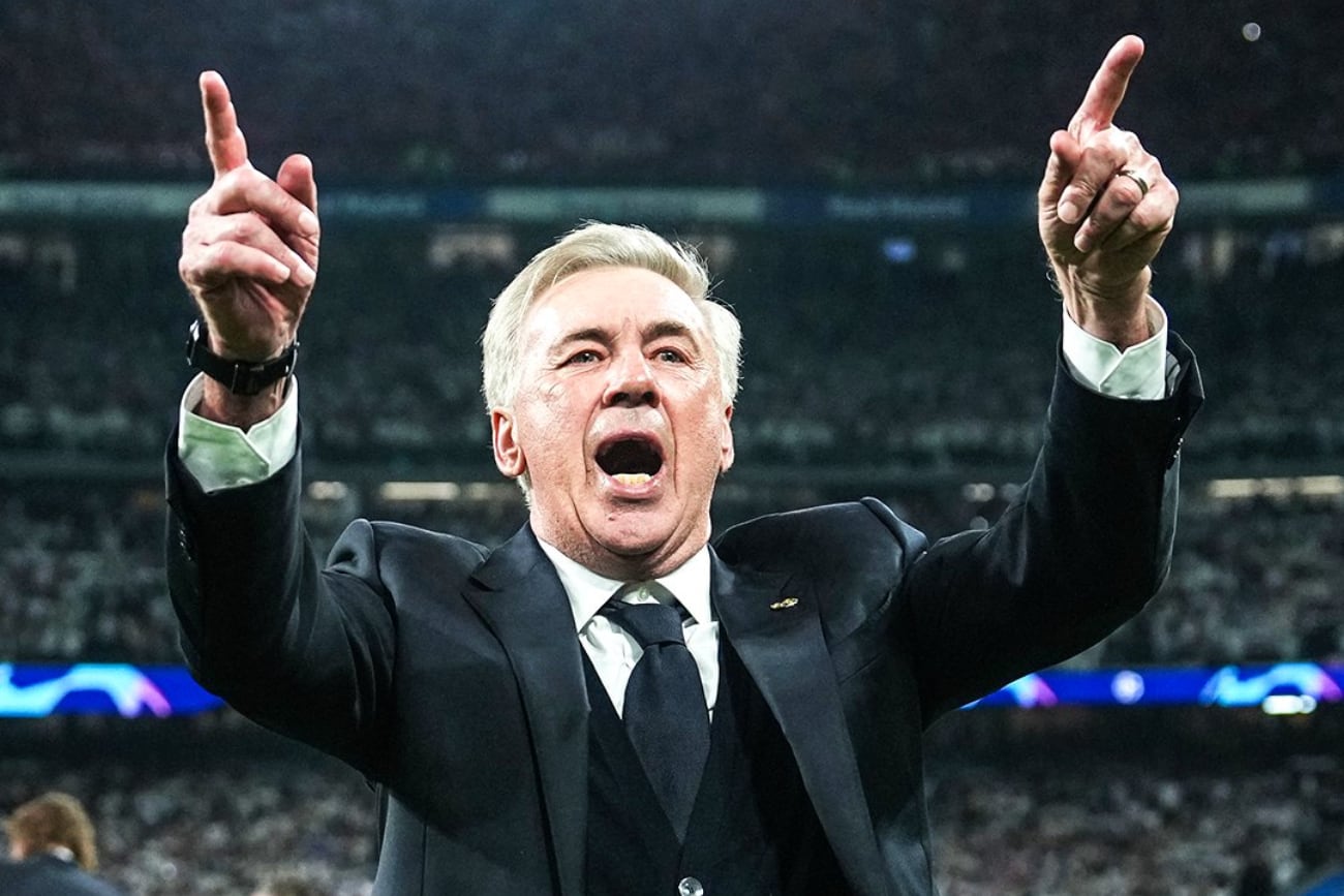 Carlo Ancelotti, DT del Real Madrid