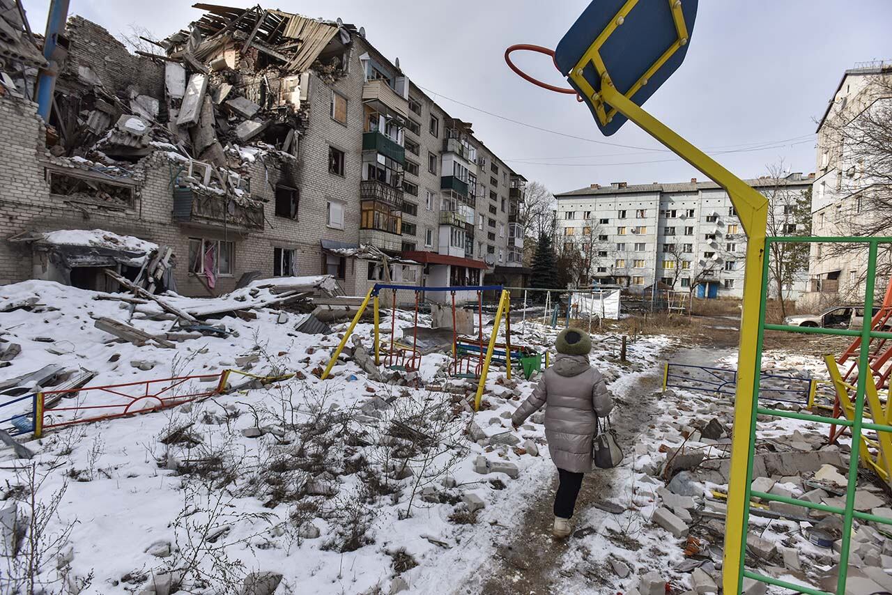 Las tropas rusas entraron en territorio ucraniano el 24 de febrero de 2022, iniciando un conflicto que ha provocado destrucción y una crisis humanitaria. Foto: EFE