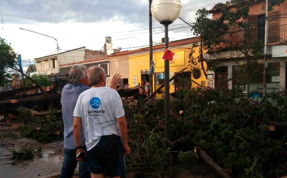 Granizo y tormenta en el este