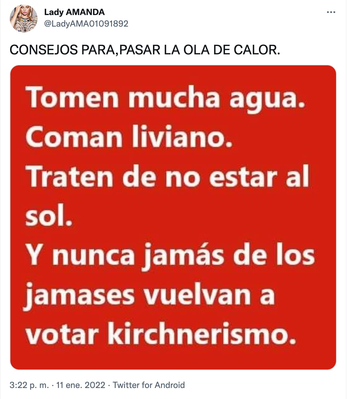 La ola de calor que afecta a todo el país generó varios memes y bromas en las redes sociales.