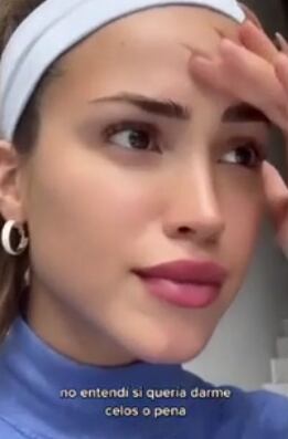 Agustina Agazzani, su TikTok. Captura video.