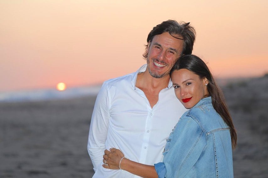 Carolina "Pampita" Ardohain y Roberto García Moritán