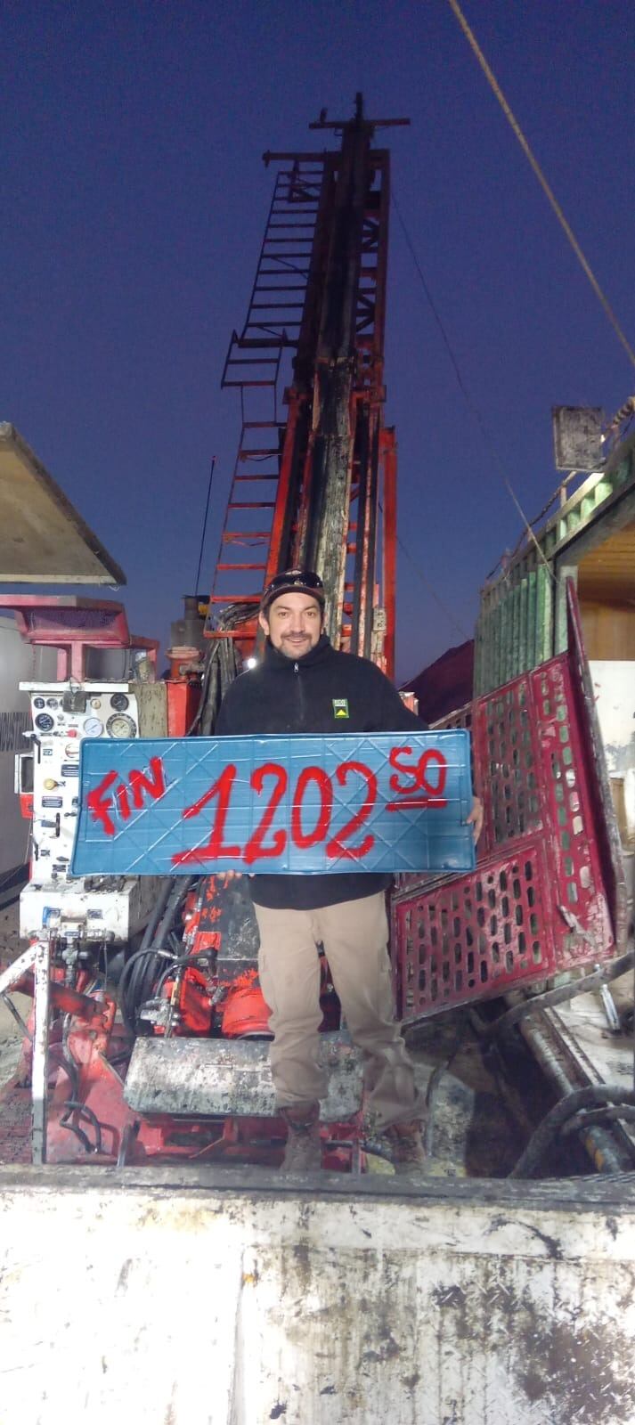 Franco Ovelar es un malargüino que trabaja en la minería desde que tiene 18 años. Foto: Gentileza Malargüe Diario.