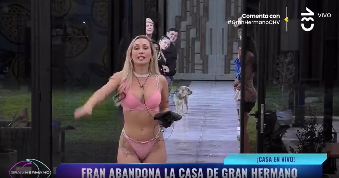 Francisca Maira, la mujer que abandonó la casa de Gran Hermano sin ropa.