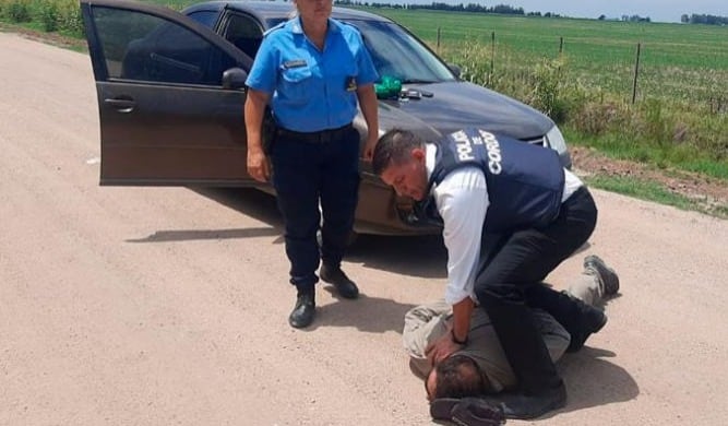 Así fue la detención de Ludueña, el camionero acusado de asesinar a la joven Valeria Oviedo en Córdoba / Policía de Córdoba 