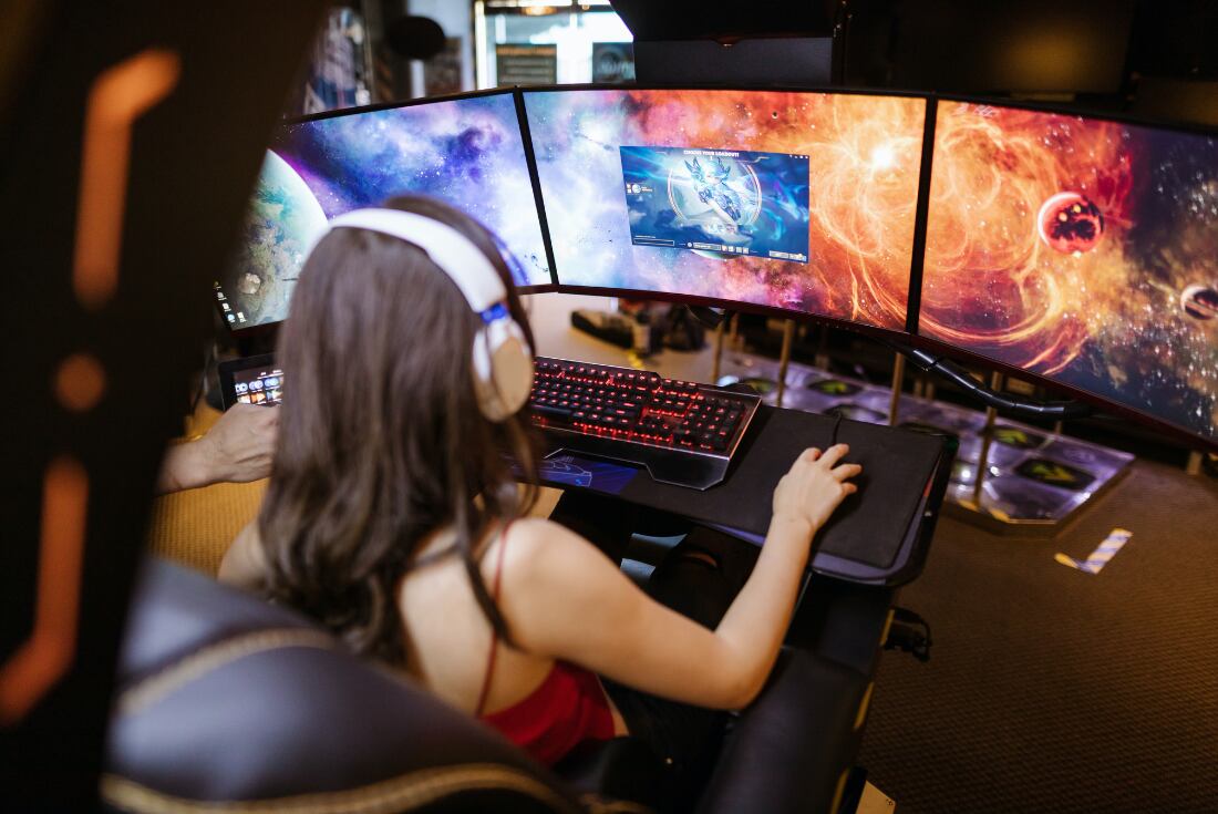 Casi la mitad del mundo gaming es de mujeres jugadoras. Foto: Pexels