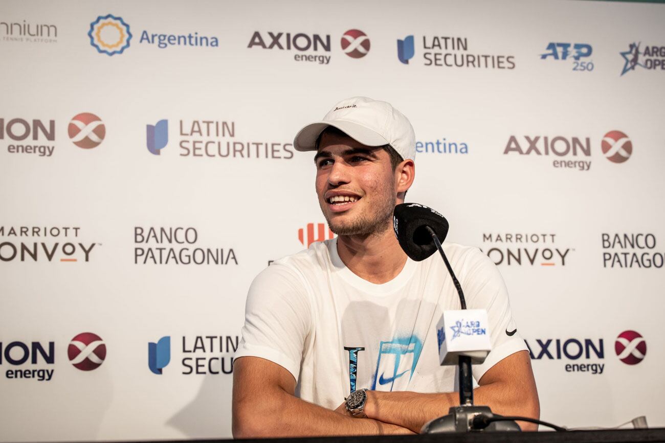 Alcaraz, en Buenos Aires. (Argentina Open)