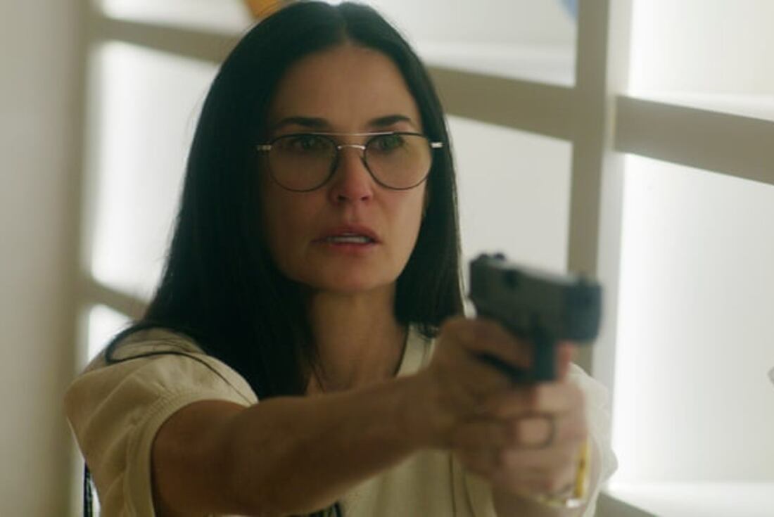 Demi Moore en "Songbird". (Captura Youtube)