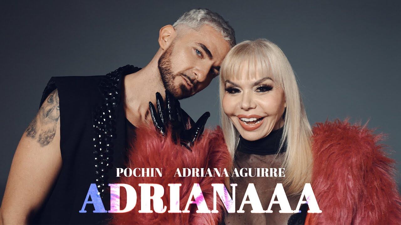 Adriana Aguirre estrenó un tema junto a Pochin Mirkin. Captura: YouTube