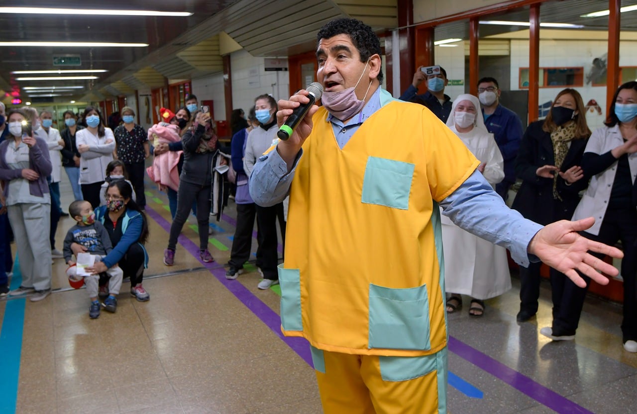 Flashmob en el Notti por el Día de la Niñez.