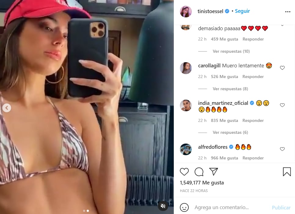 Tini Stoessel se animó a la tendencia del verano.