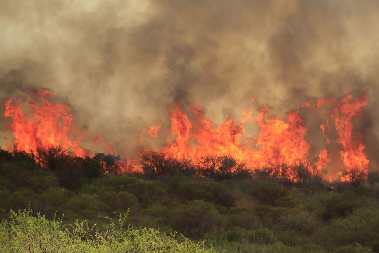 Incendio en la zona de Mayu Sumaj (La Voz)