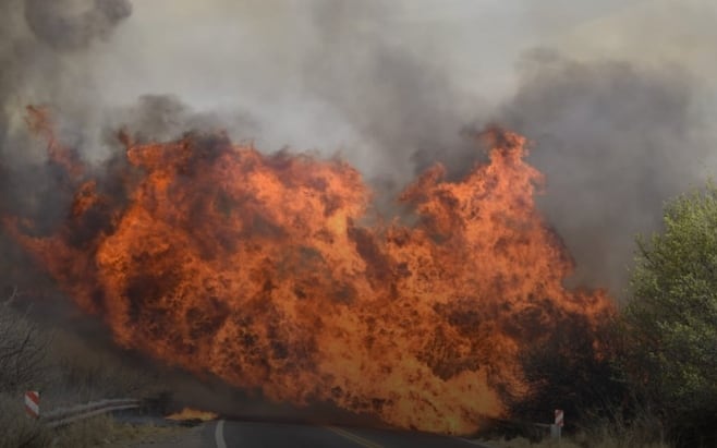 Hay dos personas detenidas acusadas de ser los responsables del inicio del fuego. Foto: Telefe