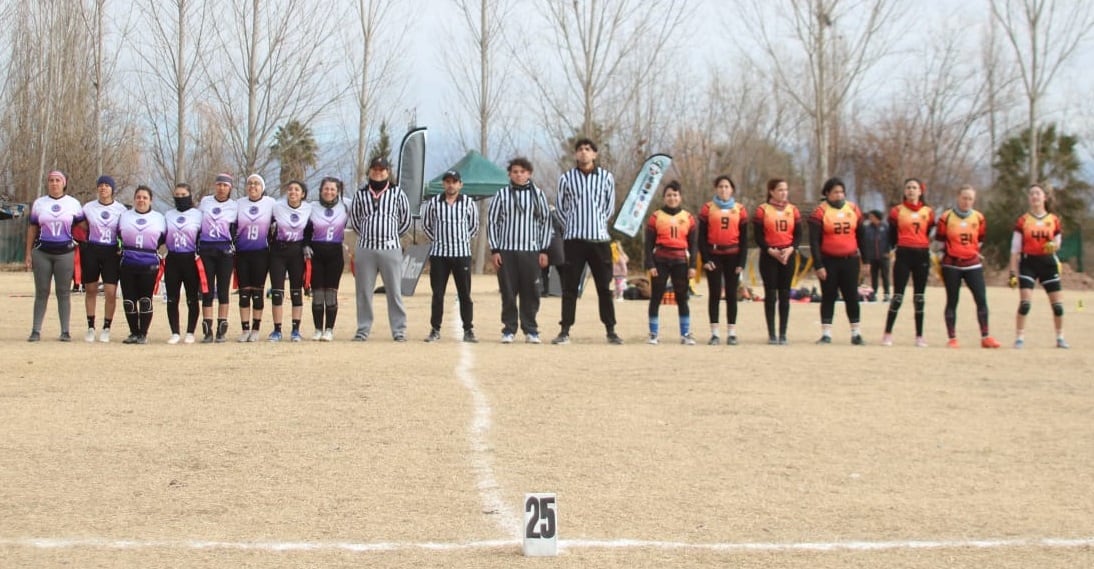 Fútbol Flag en Mendoza. Foto: Gentileza ADFA