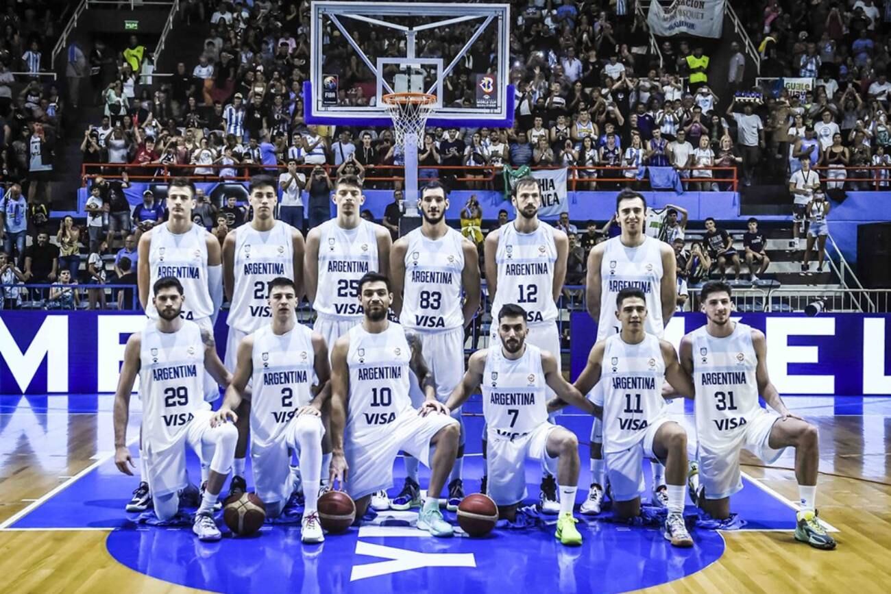 En Mar del Plata, la selección argentina de básquet dejó pasar la clasificación al Mundial 2023. (Fiba)