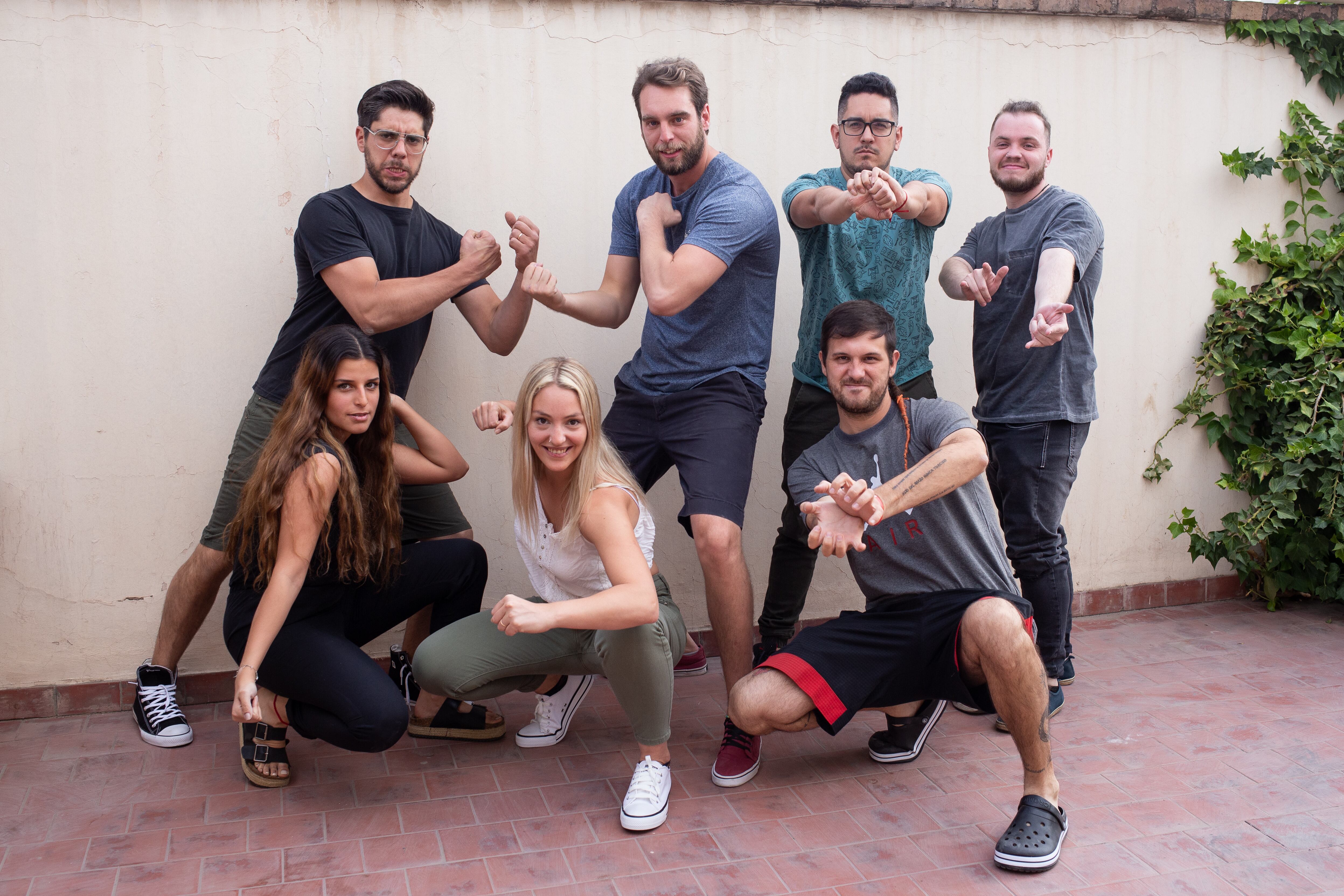 Rolando Cortellezzi, Mariano Bertona, Adriano Bonada, Florencia Nieto, Gonzalo Palacios, María José Luna, Juan Ignacio Pacheco y Sebastián Casciani.