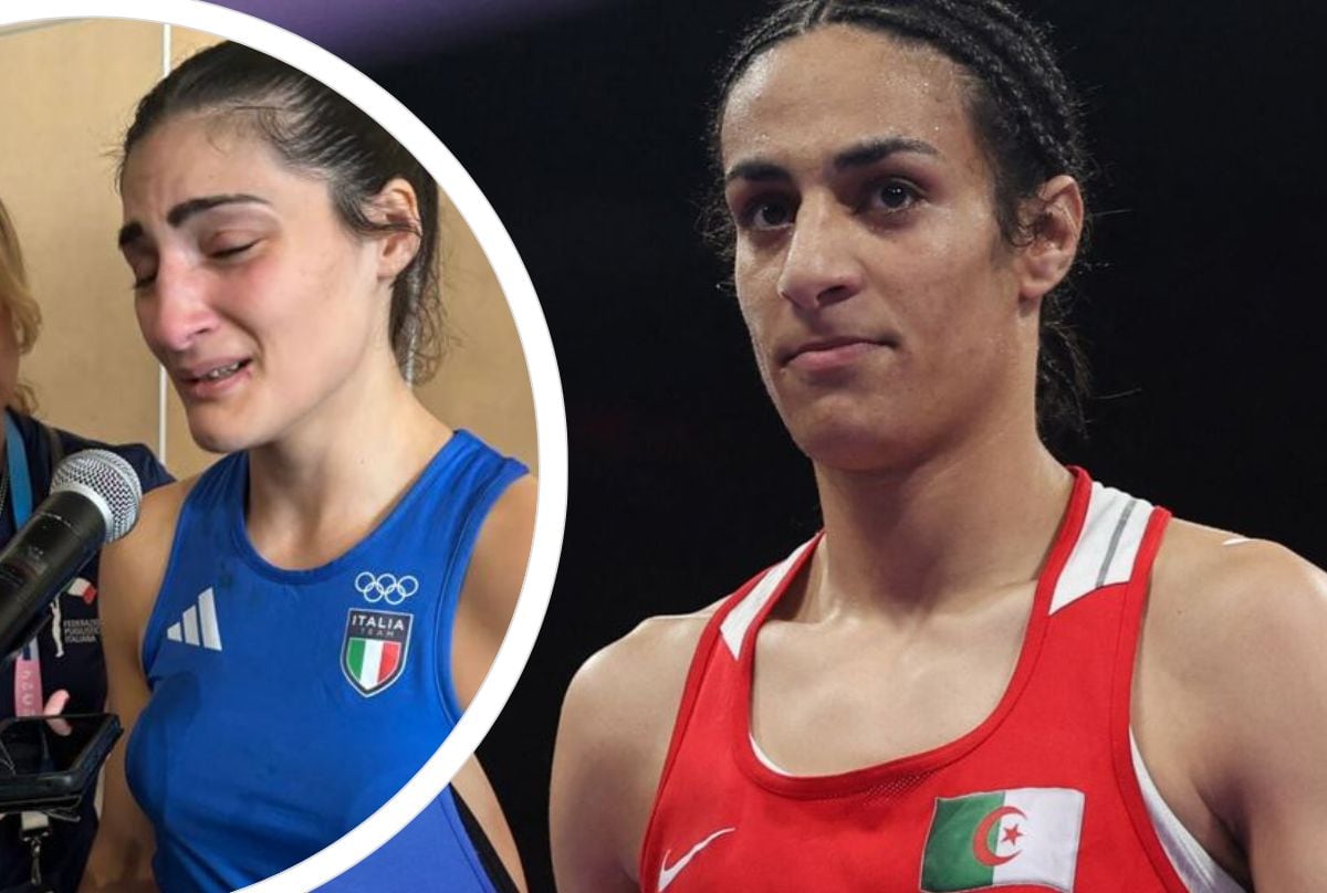 Juegos Olímpicos París 2024. Imane Khelif, la boxeadora de Argelia cuestionada por sus altos niveles de testosterona. Su competidora italiana Angela Carini abandonó a los 46 segundos. (Foto web)