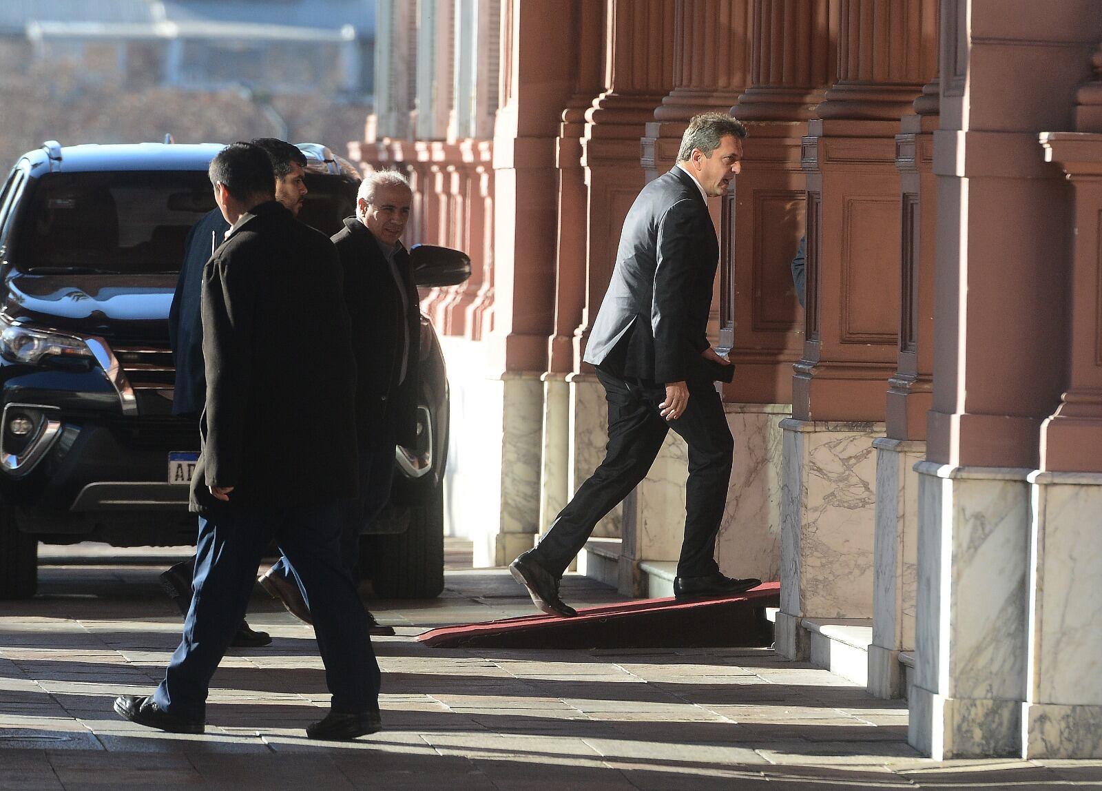 Sergio Massa participa de la reunión de gabinete, la primera como candidato de Unión por la Patria. / Clarín