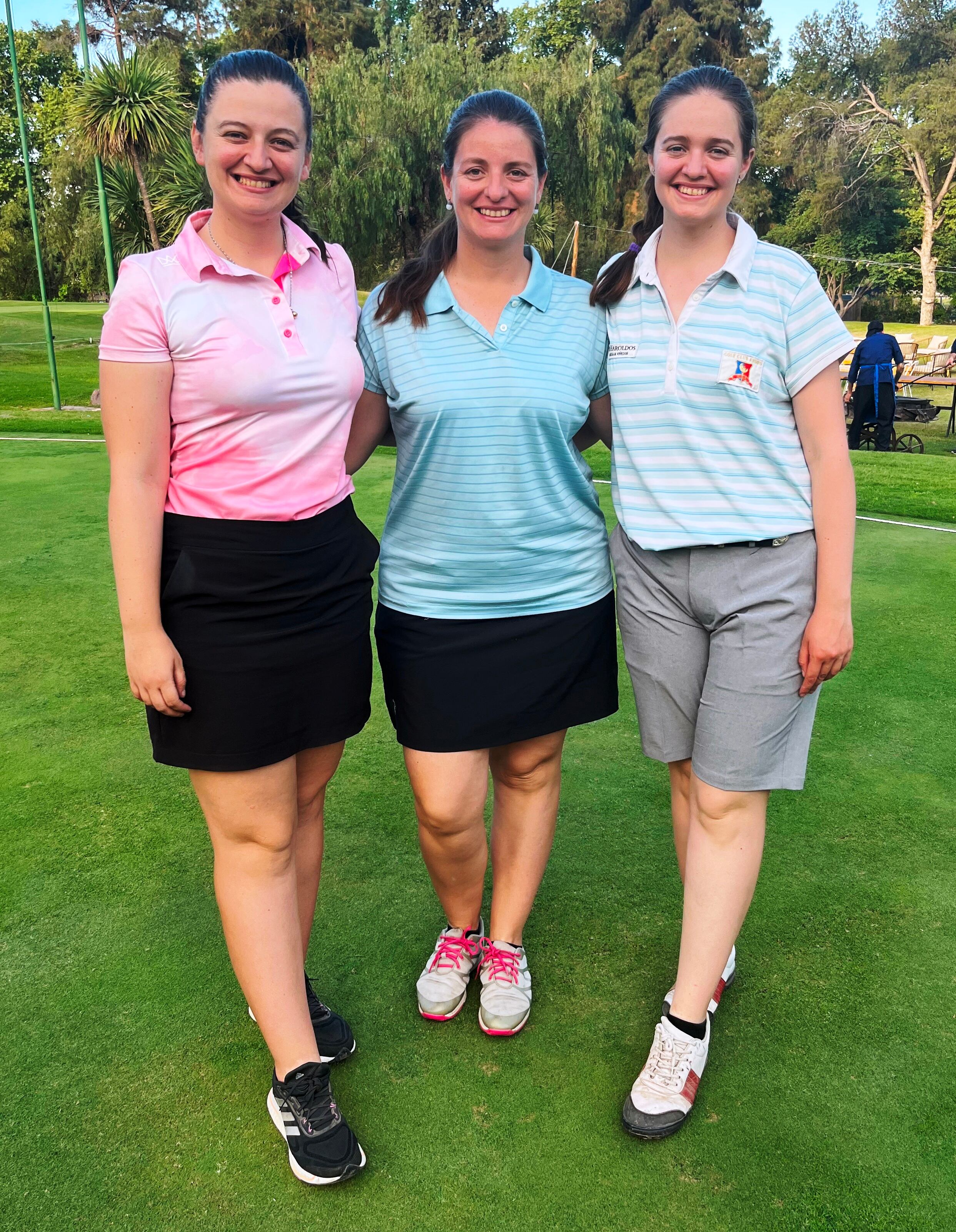 Cristina, Carolina y Celeste Cañada.