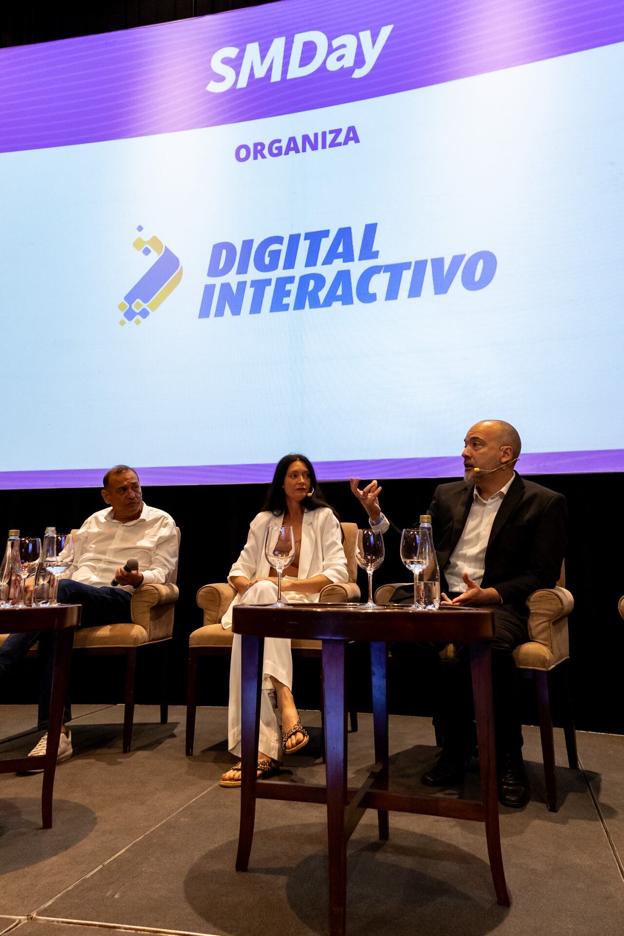 Panel de Mendios en el Social Media Day 2023. En la foto Leonardo Rearte, prosecretario de Redacción Los Andes.